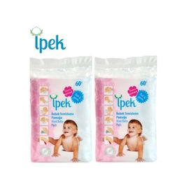 İpek 120 Adet 2x60 Bebek Temizleme Pamuğu