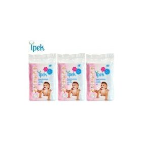 İpek 180 Adet 3x60 Bebek Temizleme Pamuğu