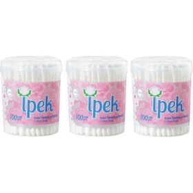 İpek 3x100 Adet Kulak Temizleme Pamuğu