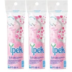 İpek 3x70 Adet Makyaj Temizleme Pedi