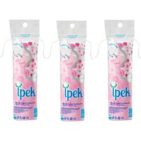 İpek 3x70 Adet Makyaj Temizleme Pedi