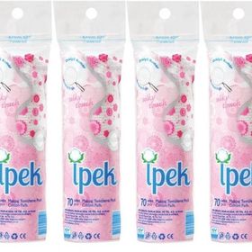 İpek 4x70 Adet Makyaj Temizleme Pedi