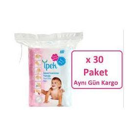 İpek 60x30 Adet Bebek Temizlik Pamuğu