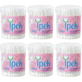 İpek 6x100 Adet Kulak Temizleme Pamuğu
