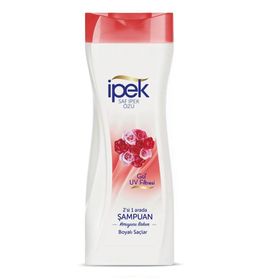 İpek Boyalı Saçlar İçin 2'si 1 arada Gül Özlü Şampuan 570 ml