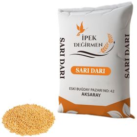 İpek Değirmen 10 kg Muhabbet Kuşu Yemi Sade Tozsuz Sarı Darı