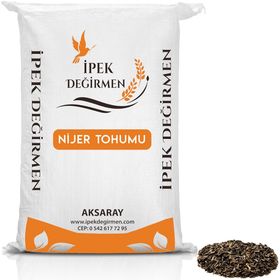 İpek Değirmen 10 kg Nijer Tohumu Kuş Yemi Kanarya Muhabbet Kuş Yemi