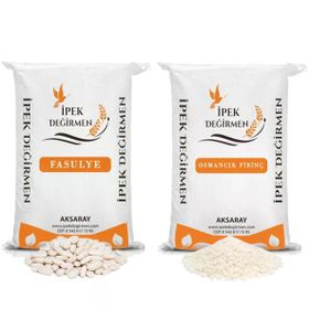 İpek Değirmen 2 kg Yemeklik Kuru Fasulye + Pilavlık Osmancık Pirinç