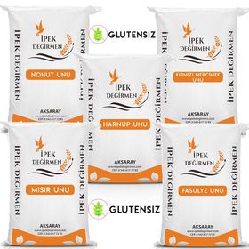 İpek Değirmen 5 kg 5 Çeşit Çölyak Glutensiz Un Paketi