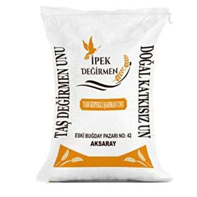 İpek Değirmen 5 kg Tam Buğday Unu Tam Kepekli Şahman Kırmızı Köy Unu