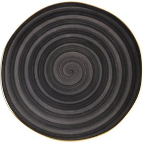 İpek Helezon Füme 27 cm Servis Tabak