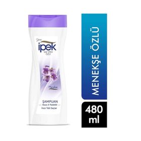 İpek İnce Telli Saçlar İçin Menekşe Özlü 12x480 ml Şampuan