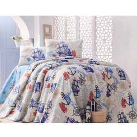 İpekçe Home Ekru Riva Çift Kişilik Pike Takımı