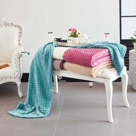 İpekçe Home Tomurcuk Kül Moru Tek Kişilik Battaniye