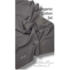İpekyolu Antrasit La Boutıque Organıc Cotton Şal