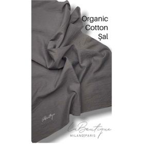 İpekyolu Antrasit La Boutıque Organıc Cotton Şal