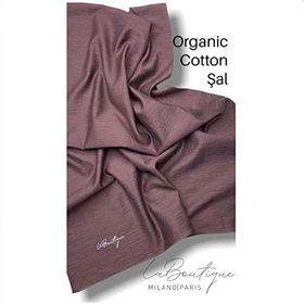 İpekyolu Pudra La Boutıque Organıc Cotton Şal Koyu