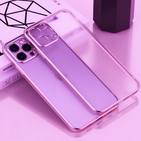 İphone 11 Pro Max 6.5 İnç Renkli Kenar Şeffaf Kamera Korumalı Kılıf