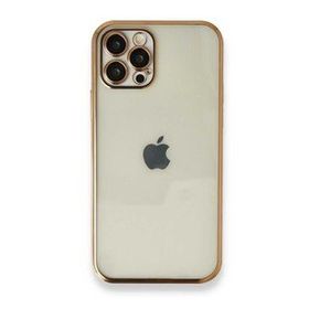 İphone 12 Pro Max Razer Lensli Silikon Gold Kılıf