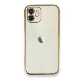 İphone 12 Razer Lensli Silikon Gold Kılıf