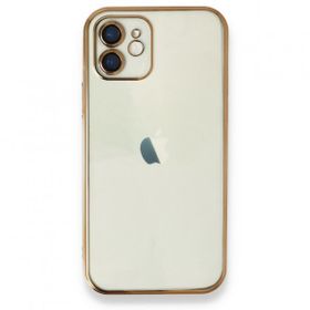 İphone 12 Razer Lensli Silikon Gold Kılıf