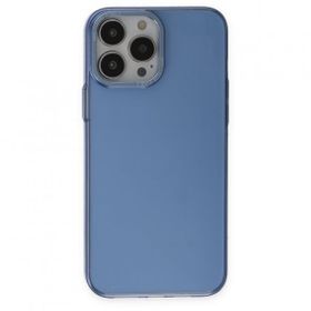 iPhone 13 Pro Anka PC Sert Metal - Mavi Cep Telefonu Arka Kapak