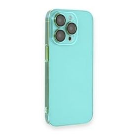 iPhone 13 Pro Armada Lensli - Yeşil Cep Telefonu Arka Kapak
