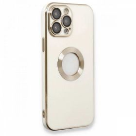 iPhone 13 Pro Store Silikon - Beyaz Cep Telefonu Kılıfı