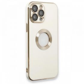 iPhone 13 Pro Store Silikon - Beyaz Cep Telefonu Kılıfı