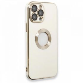 iPhone 13 Pro Store Silikon - Beyaz Cep Telefonu Kılıfı