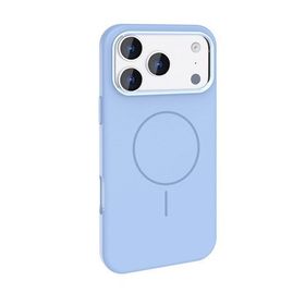 iPhone 18 Pro Max Kılıf MagSafe Şarj Özellikli Metal Kamera Çerçeveli Edi Silikon Kılıf
