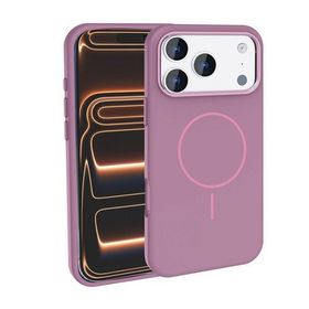iPhone 18 Pro Max Kılıf MagSafe Şarj Özellikli Metal Kamera Çerçeveli Edi Silikon Kılıf