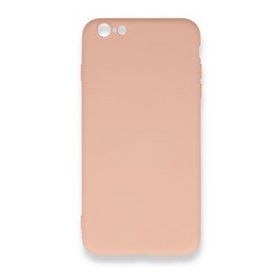 iPhone 6 Plus Nano içi Kadife Silikon - Pudra Cep Telefonu Kılıfı