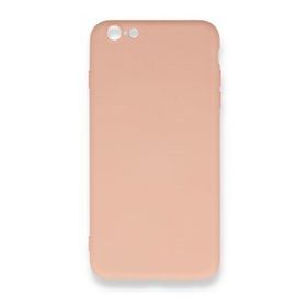 iPhone 6 Plus Nano içi Kadife Silikon - Pudra Cep Telefonu Kılıfı
