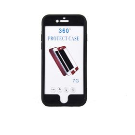 İphone 7-8 360 Derece Slim Premium Simli Siyah Silikon Kılıf