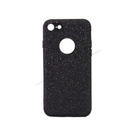 İphone 7-8 360 Derece Slim Premium Simli Siyah Silikon Kılıf