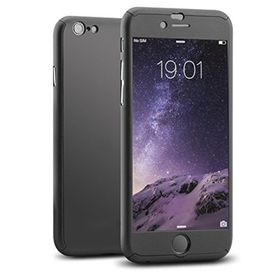 İphone 7-8 360 Derece Slim Premium Simli Siyah Silikon Kılıf
