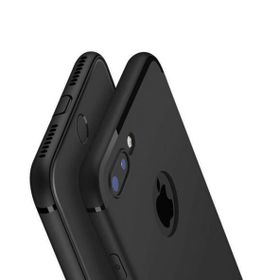İphone 7 Plus Mat Temperli Cam Silikon Kılıf