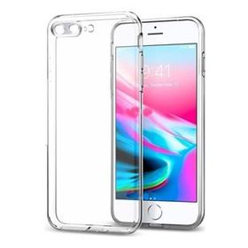 İphone 7 Plus Şeffaf Kamera Korumalı Tıpalı Silikon Kılıf
