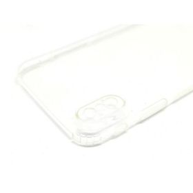 İphone 7 Plus Şeffaf Kamera Korumalı Tıpalı Silikon Kılıf