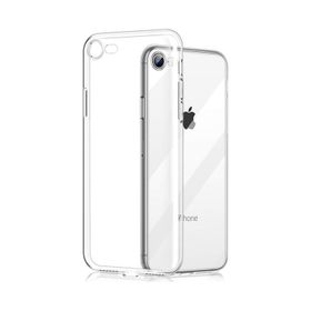 İphone 7 Plus Şeffaf Kamera Korumalı Tıpalı Silikon Kılıf