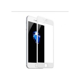 iPhone 8 Plus 3D 5D Beyaz Ekran Koruyucu Uyumlu Kırılmaz Cam