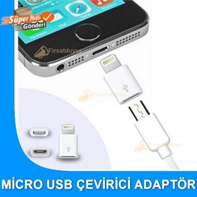 iPhone iPad Micro Usb Çevirici Adaptör