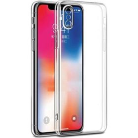İphone X Şeffaf Kamera Korumalı Tıpalı Silikon Kılıf