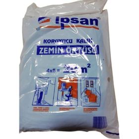 İpsan 20 m² = 4 x 5 Branda Kalite Kalın Etli Boya Örtü Zemin Brandası Eşya Koruma Naylonu
