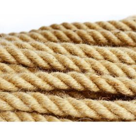 İpsan 4 mm 20 m Dekoratif Jüt Hasır İp Doğal Halat Dıy Kendir İpi