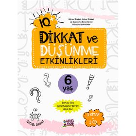 IQ Dikkat ve Düşünme Etkinlikleri 6+ Yaş-Erdem Yayınları