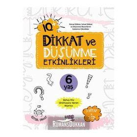 IQ Dikkat ve Düşünme Etkinlikleri 6+ Yaş-Erdem Yayınları