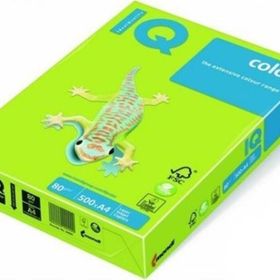 IQ NE1351-Neogn A4 80/500 Yeşil Fosforlu Renkli Kağıt