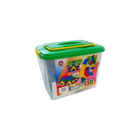 IQ OK 130 Parça Kutulu Eğitici Jumbo Blok